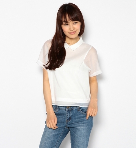 KBF キリカエ半袖ブラウス