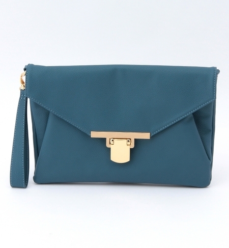 KBF メタルバックルクラッチ