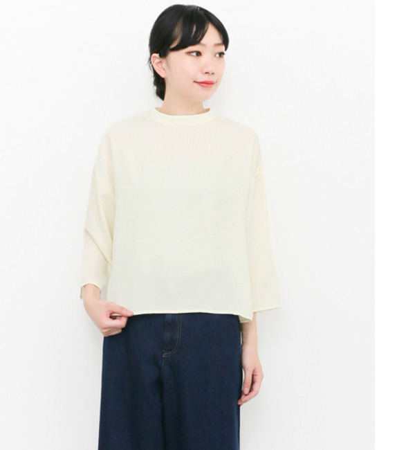 【ケービーエフ/KBF】 KBF KBF+ ショートハイネックブラウス [送料無料]