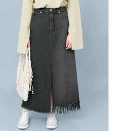 【ケービーエフ/KBF】 KBF デニムロングスカート [送料無料]