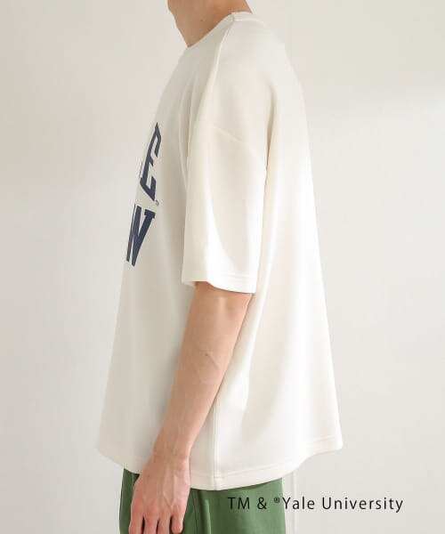 SENSE OF PLACE 『別注』『ユニセックス』YALE×SENSE OF PLACE カレッジロゴTシャツ C