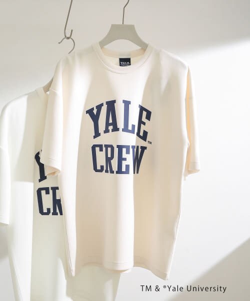 SENSE OF PLACE 『別注』『ユニセックス』YALE×SENSE OF PLACE カレッジロゴTシャツ C