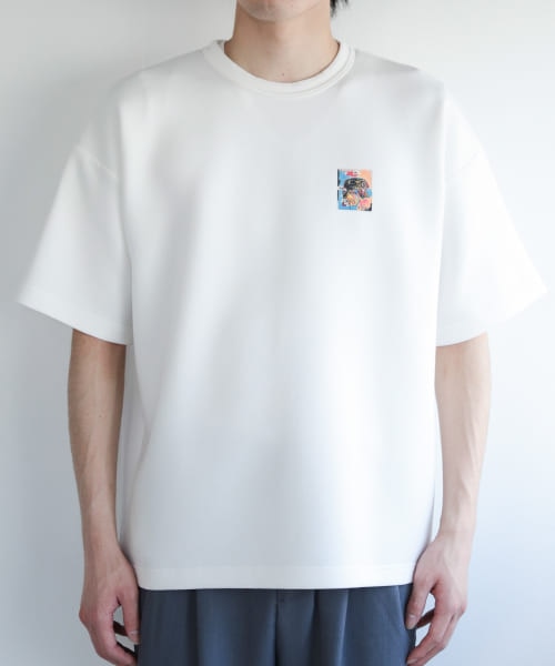 SENSE OF PLACE 『別注』グラフィックアートTシャツ(5分袖)A