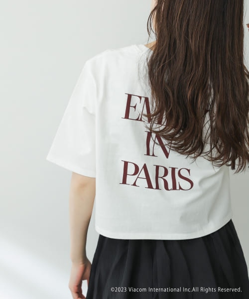 SENSE OF PLACE Emily in Paris クロップドTシャツ|SENSE OF PLACE by