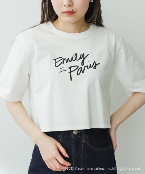 SENSE OF PLACE Emily in Paris クロップドTシャツ|SENSE OF PLACE by