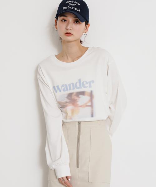 SENSE OF PLACE 2WAYグラフィックロングTシャツ