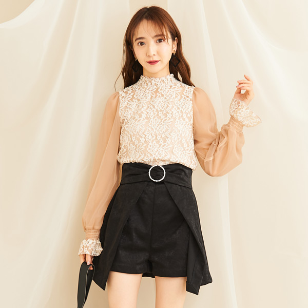 サークルバックルキュロット パンツ ティティーアンドコー Titty Co サークルバックルキュロット パンツ ティティーアンドコー Titty Co
