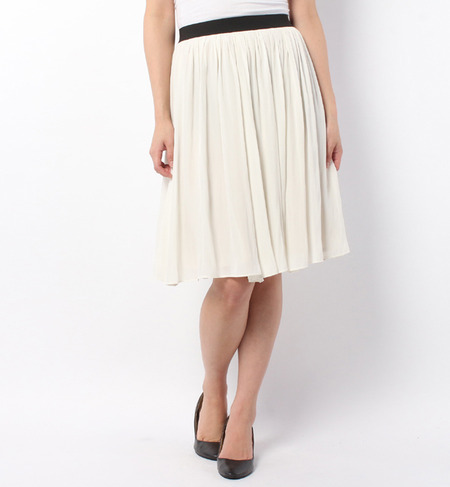 heliopole ギャザーフレアースカート