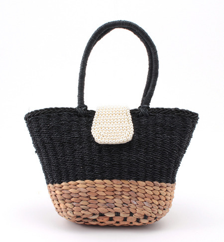 HELIOPOLE BIS パールかぶせかごバッグ