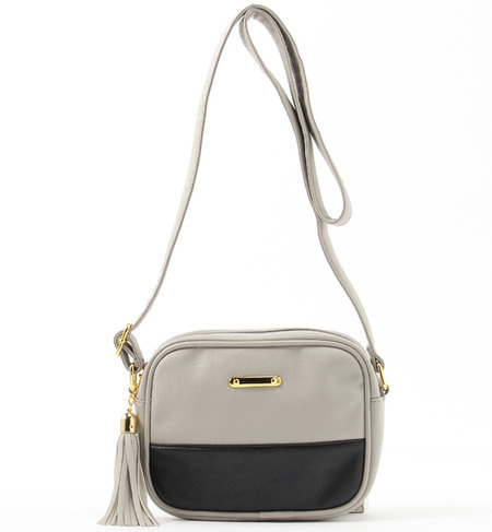 【エリオポール/エリオポール】 HELIOPOLE BIS 配色ショルダーバッグ [3000円(税込)以上で送料無料]