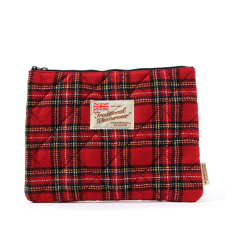 【エリオポール/エリオポール】 Traditional Weatherwear キルティングチェッククラッチバッグ [送料無料]