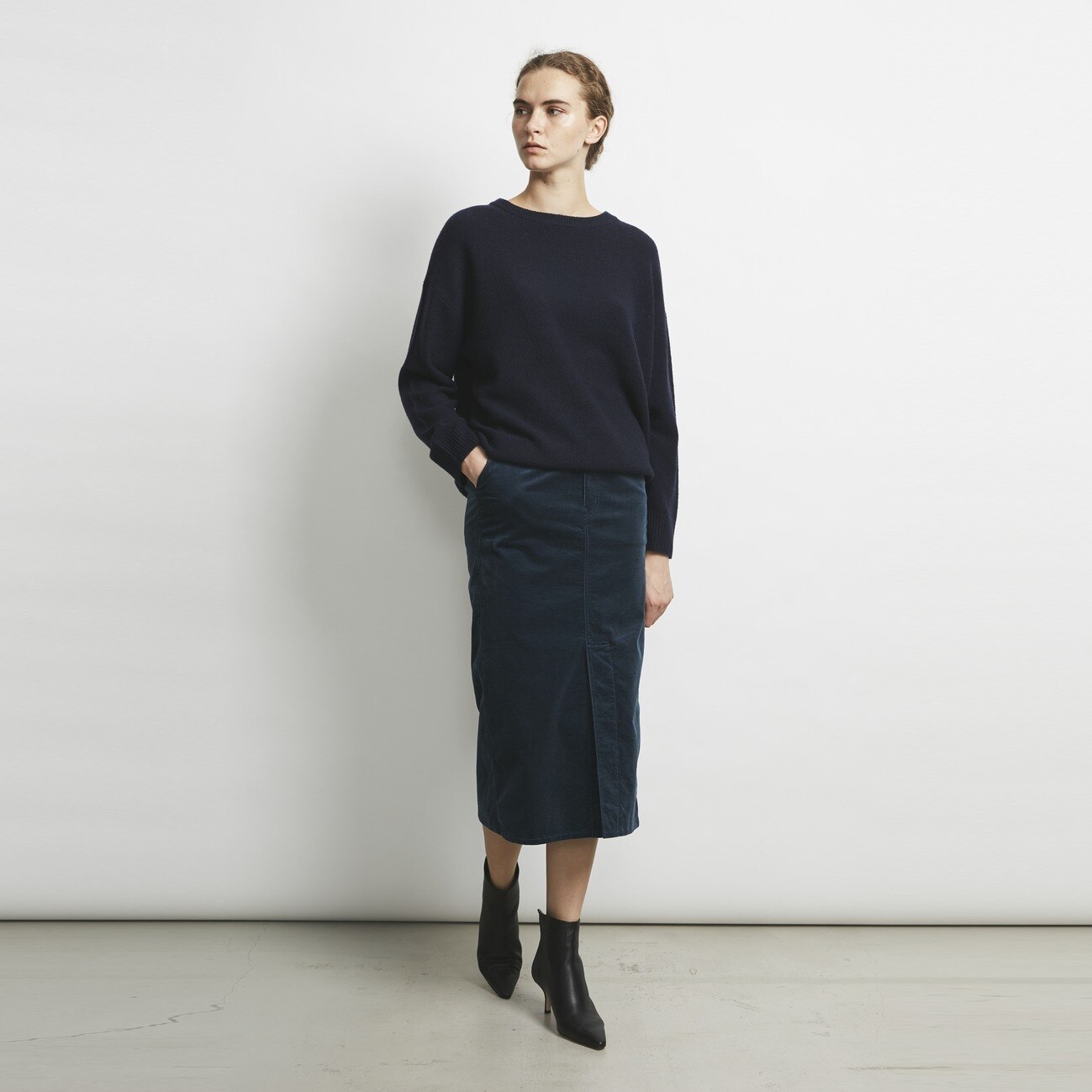 HELIOPOLE OLSEN CORDUROY SKIRT