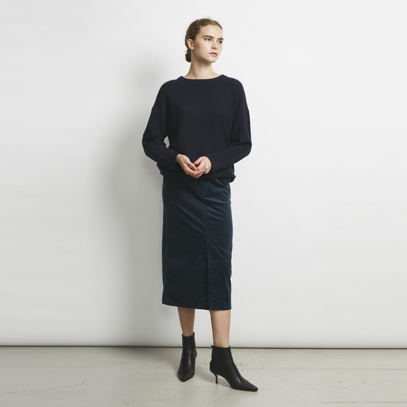 HELIOPOLE OLSEN CORDUROY SKIRT