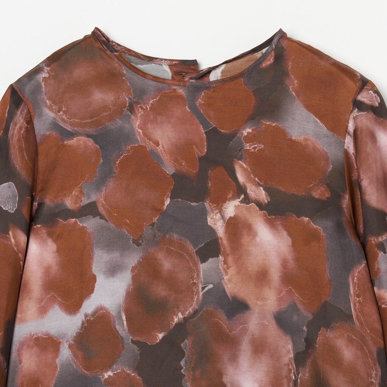 HELIOPOLE DEVEAUX PRINT VOLUME BLOUSE