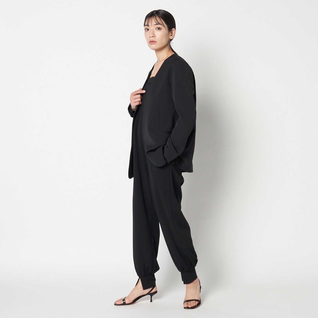 HELIOPOLE JERSEY BARE TOP JUMPSUITs