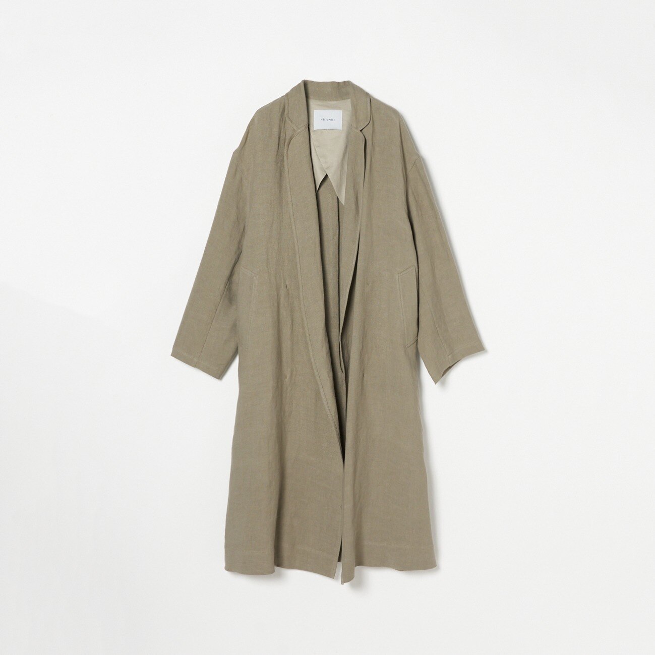 HELIOPOLE DUNGAREES LINEN OVER COAT