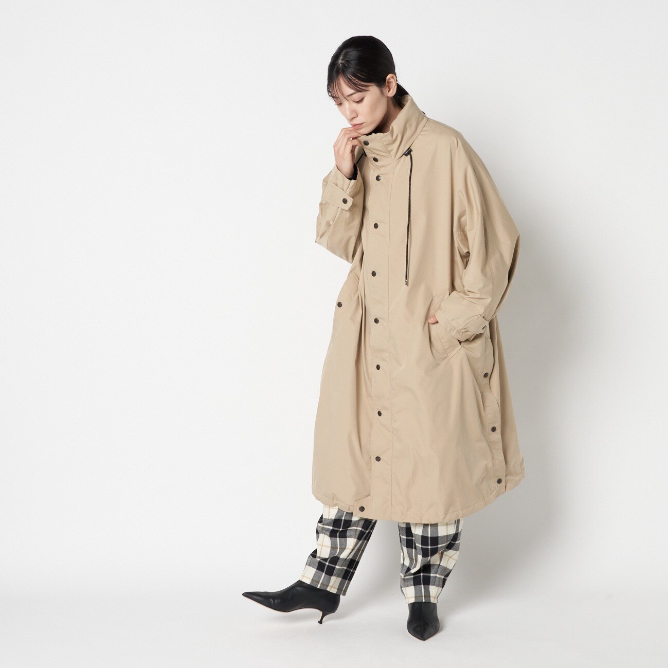 HELIOPOLE the Field Coat(LIMONTA ORVER WID|HELIOPOLE(エリオポール