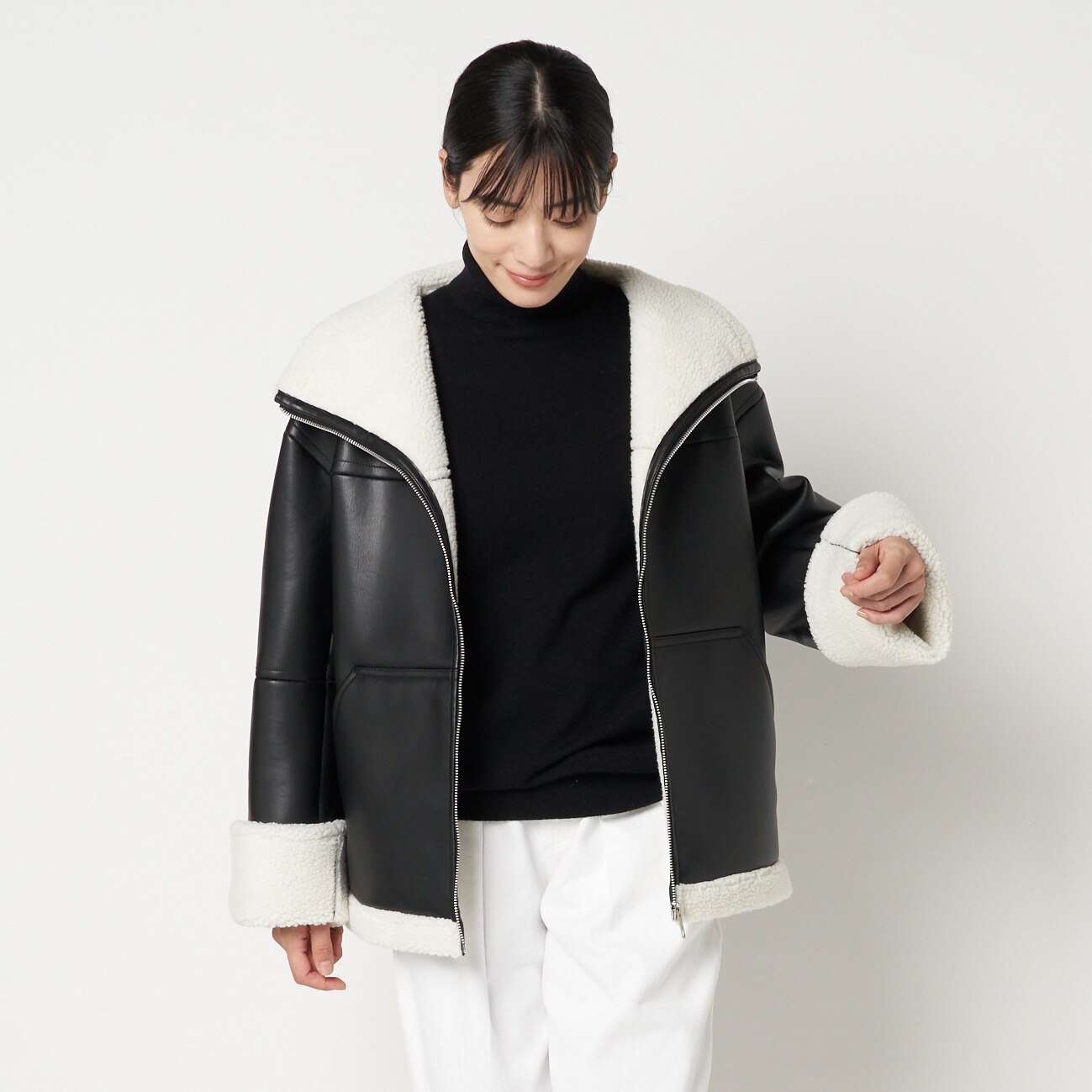 HELIOPOLE ECO MOUTON JACKET|HELIOPOLE(エリオポール)の通販