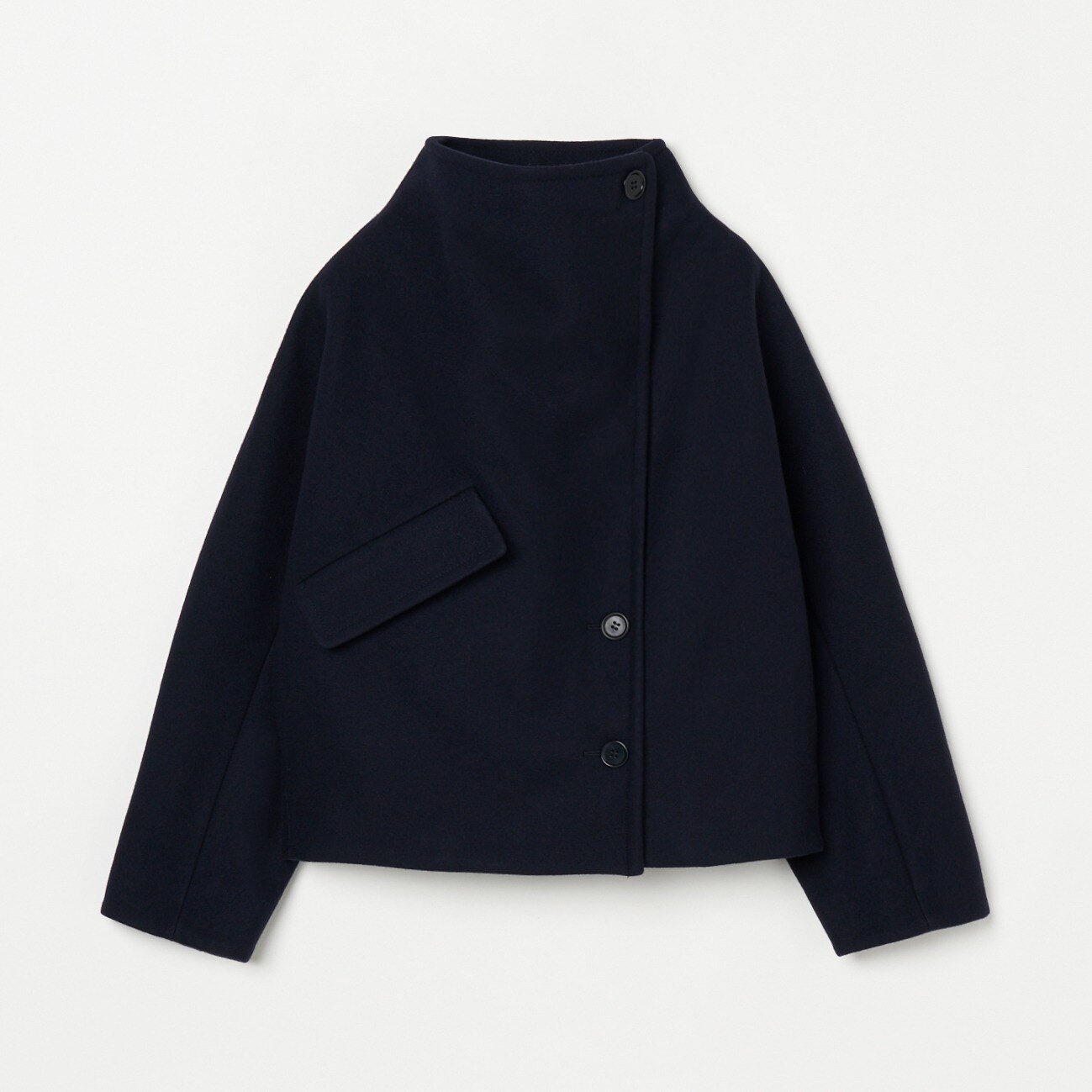 HELIOPOLE STAND COLLAR SHORT COAT|HELIOPOLE(エリオポール)の通販