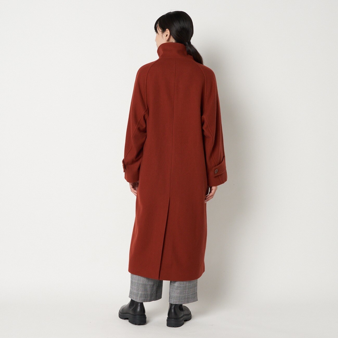 HELIOPOLE STAND COLLAR LONG COAT|HELIOPOLE(エリオポール)の通販