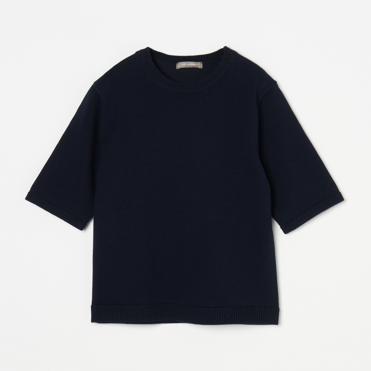 HELIOPOLE HALF SLEEVE KNIT|HELIOPOLE(エリオポール)の通販｜アイルミネ