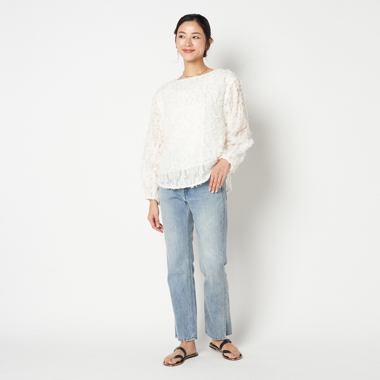 HELIOPOLE JACQUARD BLOUSE