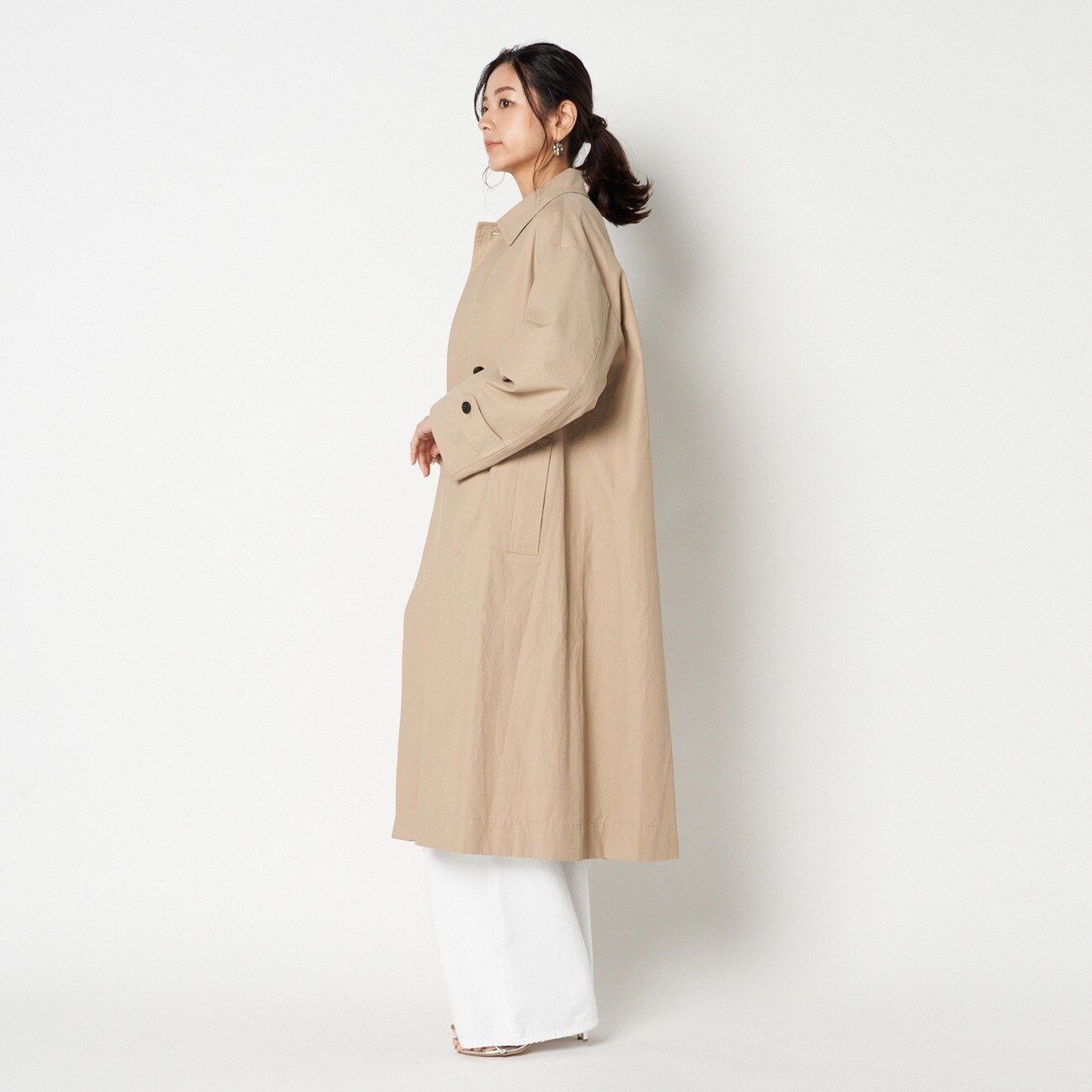 HELIOPOLE FRONT TUCK COAT|HELIOPOLE(エリオポール)の通販｜アイルミネ