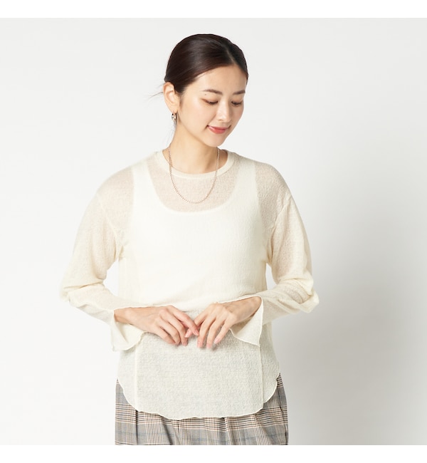 メンズファッションなら|【エリオポール/HELIOPOLE】 HELIOPOLE WOOL LACY JACQURD PULLOVER