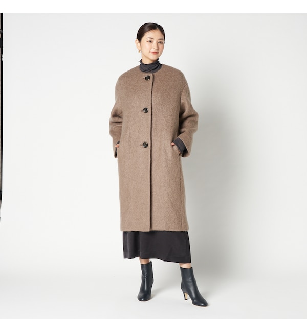 メンズファッションの一押し|【エリオポール/HELIOPOLE】 HELIOPOLE SHAGGY COCOON COAT