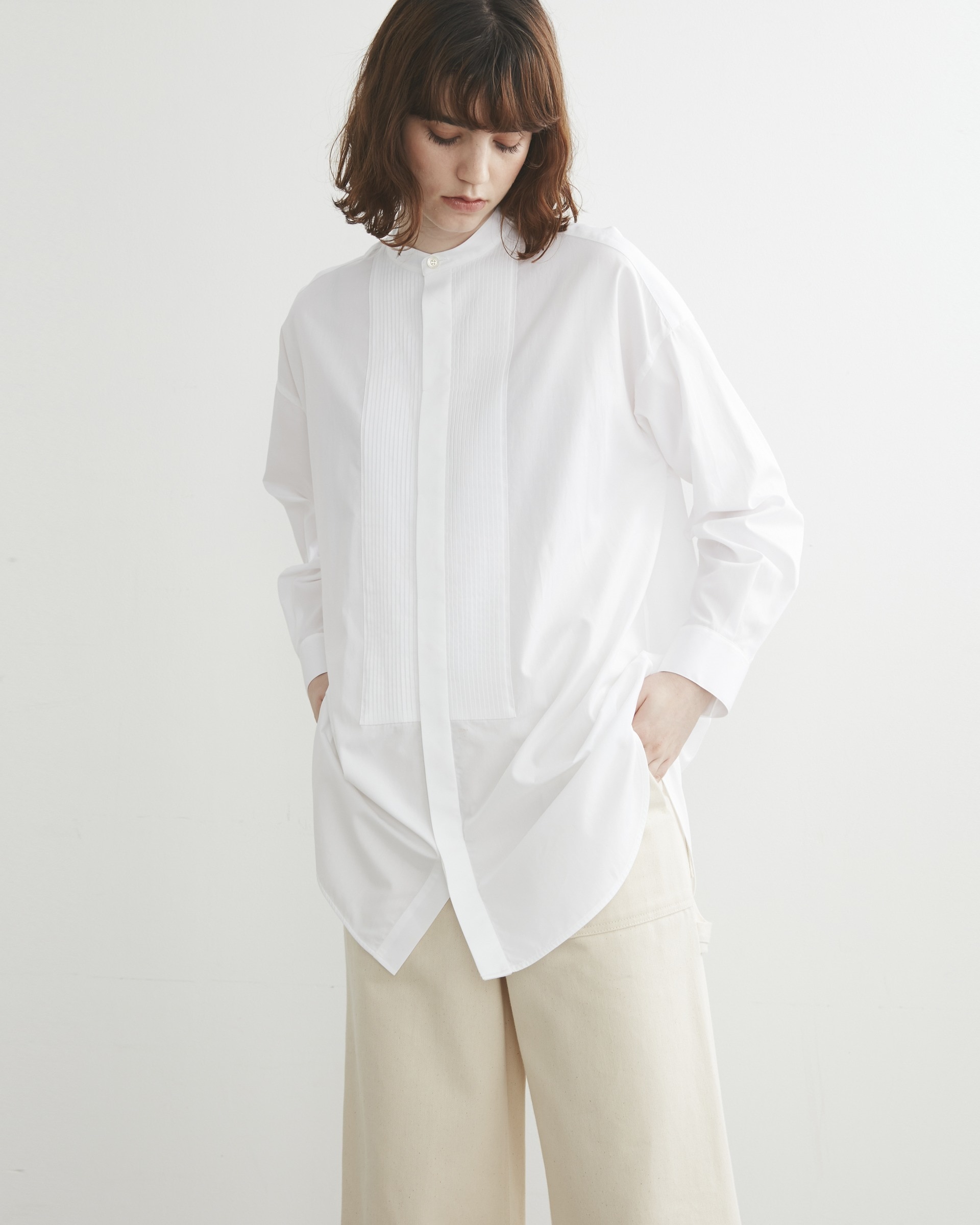 6(ROKU)＞PIN TUCK SHIRT/シャツ - www.psoeolivenza.org