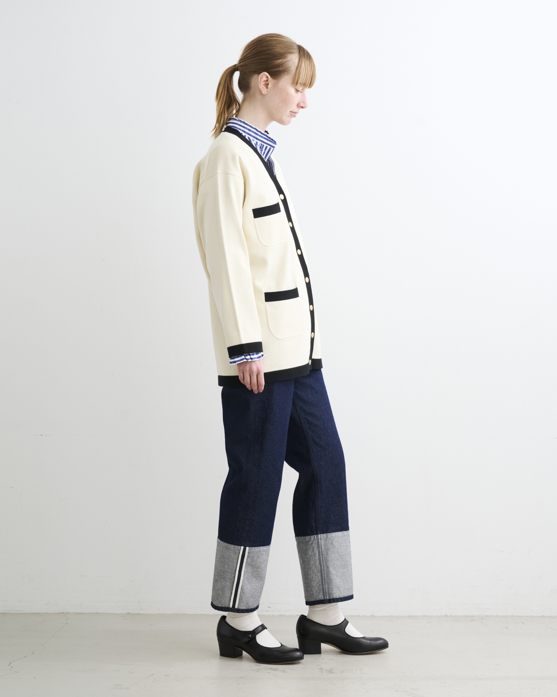 ARKLEY KNIT V LONG|Traditional Weatherwear(トラディショナル