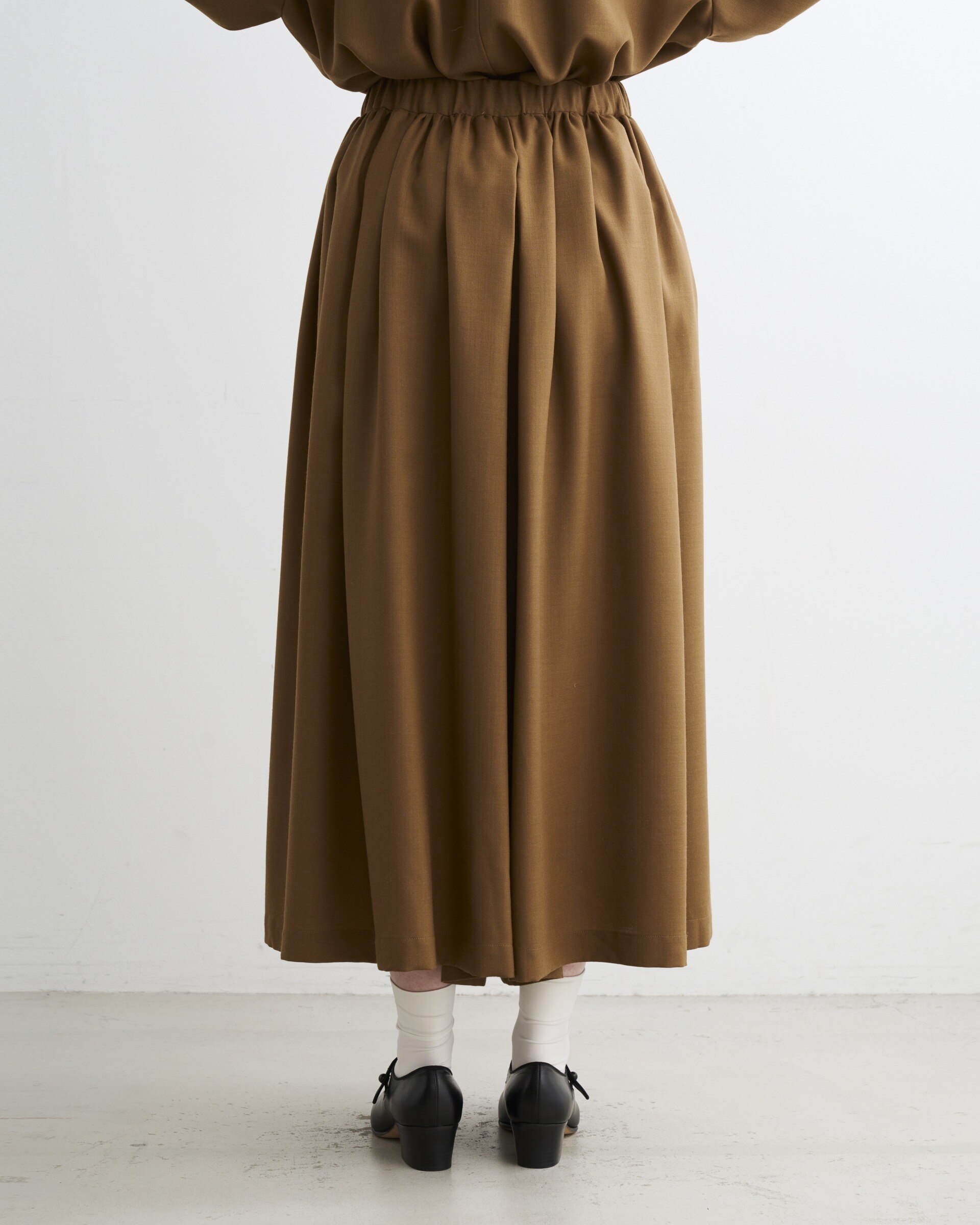 GATHERD VOLUME CULOTTE PANTS|Traditional Weatherwear