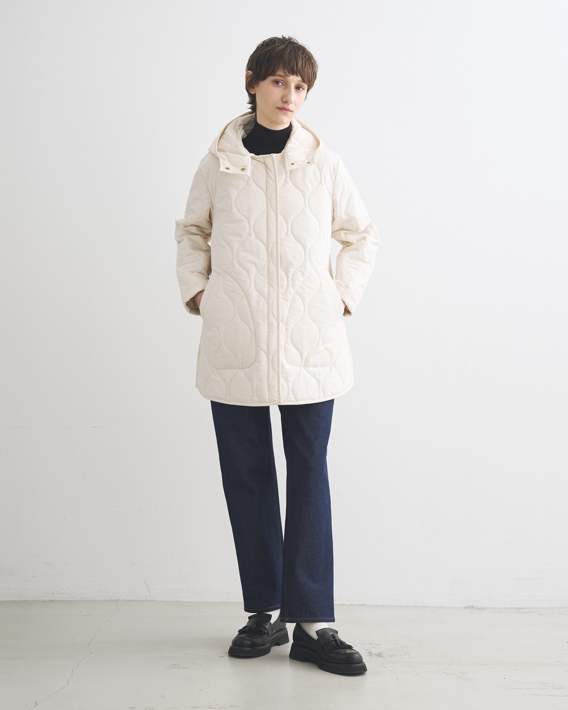 ARKLEY ZIP MIDDLE HOOD|Traditional Weatherwear(トラディショナル