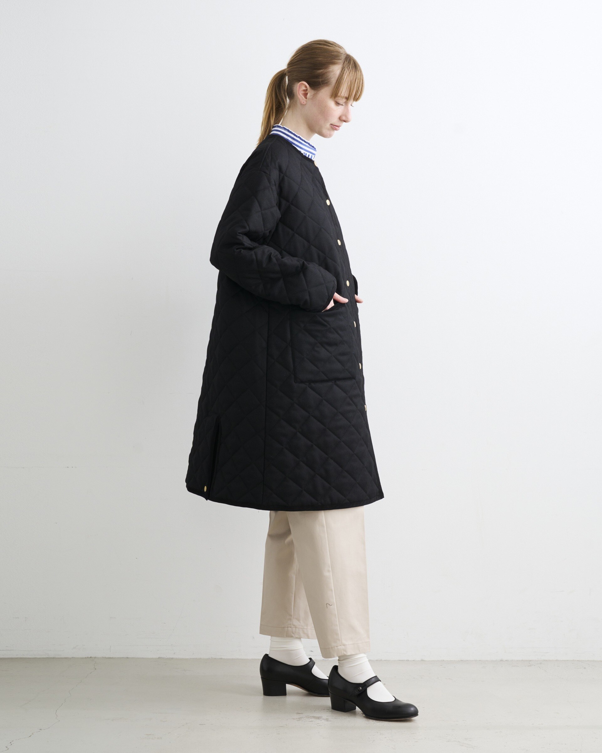 ARKLEY LONG A-LINE ウールサキソニー|Traditional Weatherwear ...