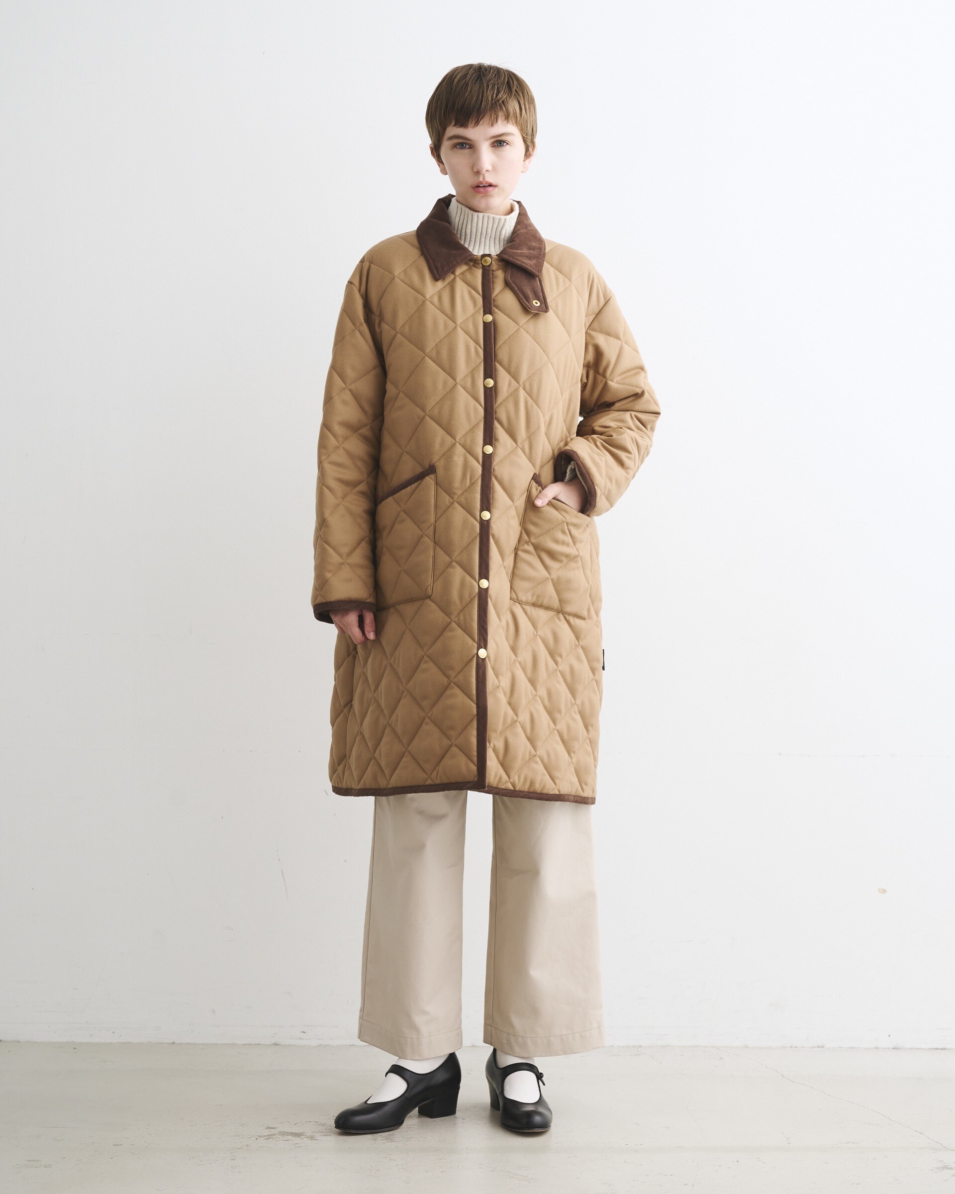 WAVERLY TWW LONG A-LINE ウールサキソニー|Traditional Weatherwear