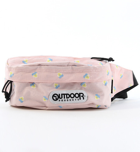 OUTDOOR×earthパンジーウェストポーチ