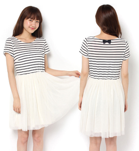 【アース ミュージック アンド エコロジー/アースミュージック＆エコロジー】 Tシャツドッキングワンピース [送料無料]