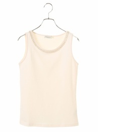 【アースミュージックアンドエコロジー/earth music＆ecology】 ビジューインナータンクトップ [3000円(税込)以上で送料無料]