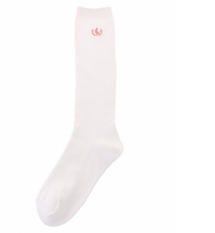 【アースミュージックアンドエコロジー/earth music＆ecology】 うさぎ刺繍ハイソックス(32cm) [3000円(税込)以上で送料無料]