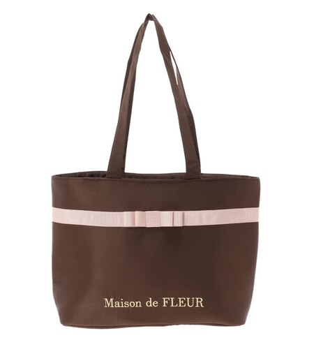 ブランドロゴサテンpcトートバッグ Maison De Fleur メゾンドフルール の通販 アイルミネ