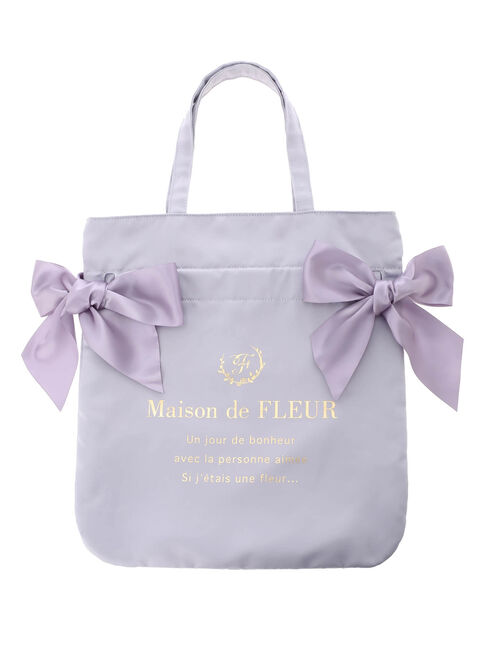 ダブルリボントートバッグ|Maison de FLEUR(メゾンドフルール)の通販 