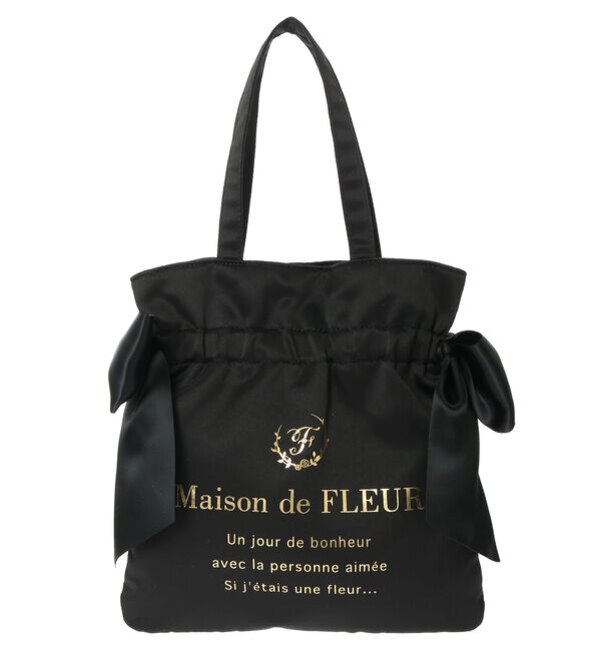 スモールダブルリボントートバッグ Maison De Fleur メゾンドフルール の通販 アイルミネ
