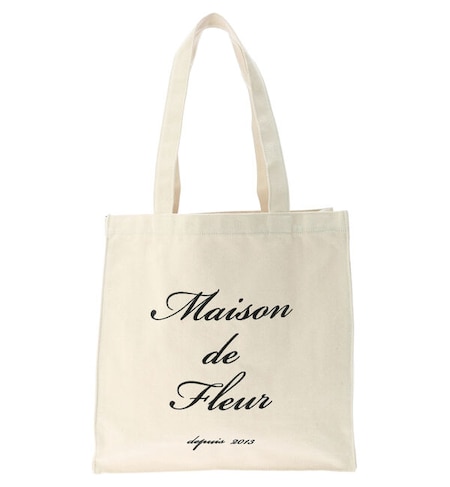 ブランドロゴ刺繍スクエアトートバッグ Maison De Fleur メゾンドフルール の通販 アイルミネ