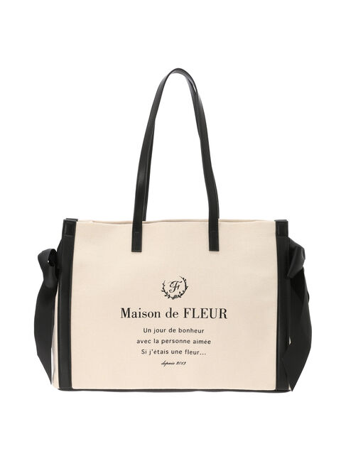 スクエアキャンバストートバッグ|Maison de FLEUR(メゾンドフルール)の