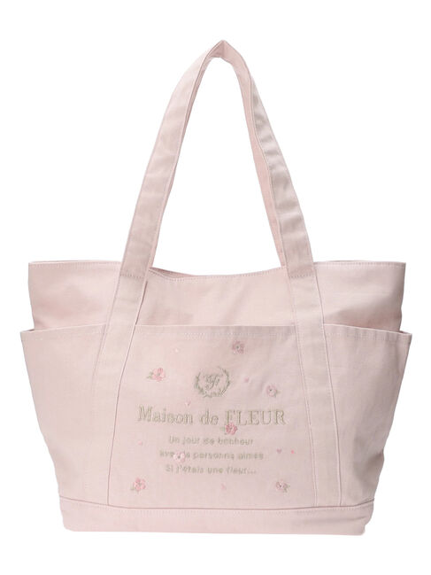 sakura刺繍Mトートバッグ|Maison de FLEUR(メゾンドフルール)の通販