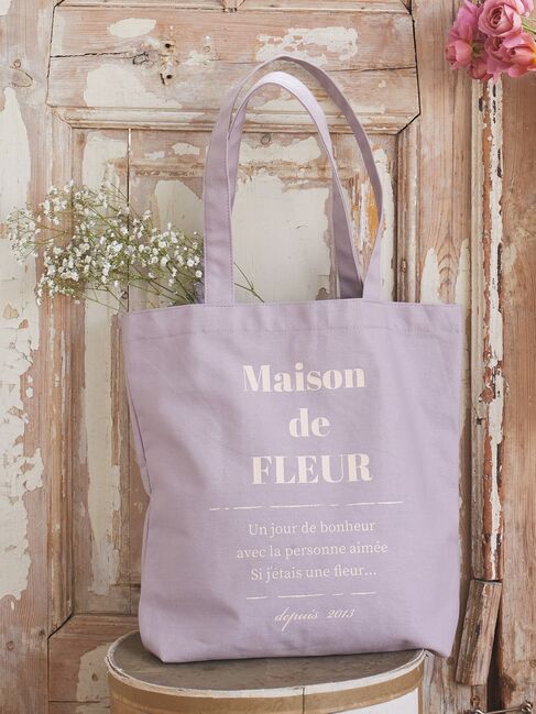 ブランドロゴプリントトートバッグ|Maison de FLEUR(メゾンドフルール
