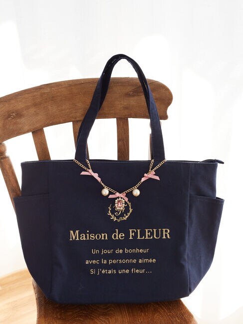 サイドポケットMトートバッグ|Maison de FLEUR(メゾンドフルール)の