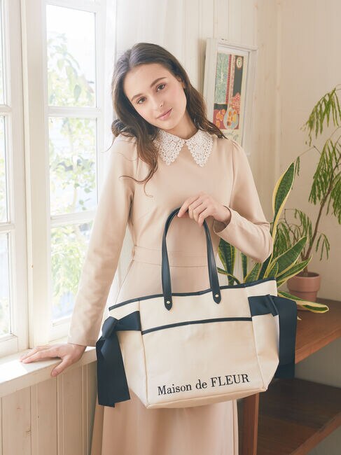 マルチWayリボントートバッグ|Maison de FLEUR(メゾンドフルール)の