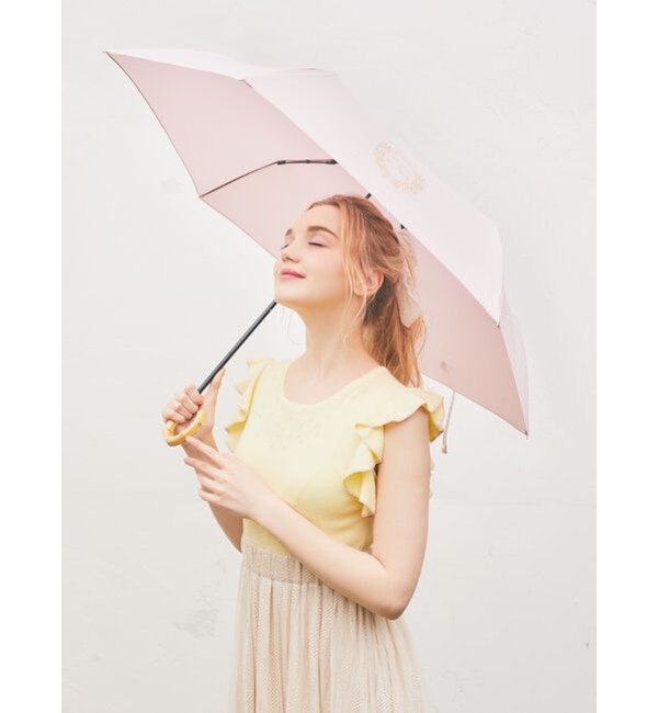 メンズファッションオススメ|【メゾンドフルール/Maison de FLEUR】 ロゴプリント折りたたみ傘