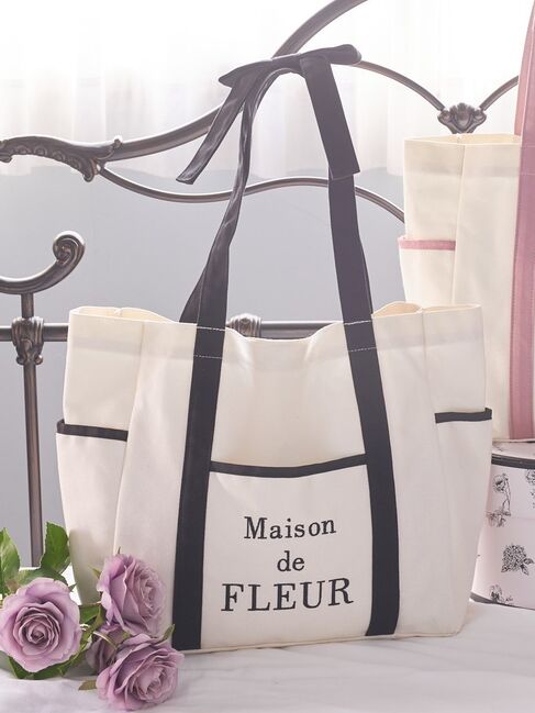 EC限定リボンハンドルマルチポケットトートバッグ|Maison de FLEUR